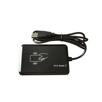 125KHz/134.2KHZ USB RFID Proximity Em4305 T5577 Kartu Keyfob Reader Writer