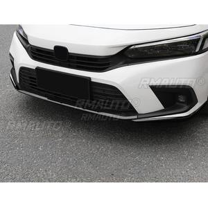 <b>For</b> Honda Civic 11th Gen 2021-2024 Body Kit Honda Civic Front Bumper Lip Splitter Titanium Black Style <b>Diffuser</b> <b>Car</b> Accessories - Product Image 4