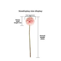 Vente en gros de fleurs artificielles faites à la main à tige unique : Pissenlit, Chrysanthème, Jacinthe – Idéales pour Noël, la Saint-Valentin, la Fête des Mères et la décoration intérieure.