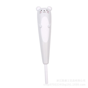 Cute Mouse Pen Cover Cartoon Animal Slow <b>Rebound</b> Stress Relief Toy Writing Aid Grip Silicone Material - Product Image 2