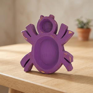 MÁS VENDIDO Tazón para Masa de Alta Calidad con Diseño de Araña, Tazones para Masa de Madera Natural, Diseño Boho, Hecho en Vietnam - Product Image 1