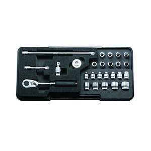 KOKEN - P2285Z <b>1</b>/<b>4</b>'' socket set in case (26 pcs.) - EAN 4991644219759 <b>RATCHET</b> AND SOCKET SETS <b>1</b>/<b>4</b>" - Product Image 1