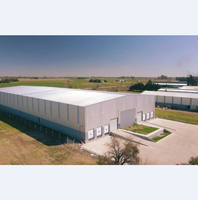 Service fiable, hangar industriel préfabriqué moderne en structure acier pour entrepôt, usine et atelier, grande taille