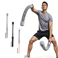 Cuerda de Batalla Inalámbrica Portátil para Gimnasio y Fitness, Entrenamiento de Fuerza para Pecho y Brazos, Antideslizante, Resistente, con Resorte, Sin Cuerda