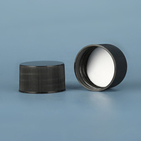 Tapón de rosca de plástico, paquete de cosméticos, 18mm, 20mm, 24mm, 28mm