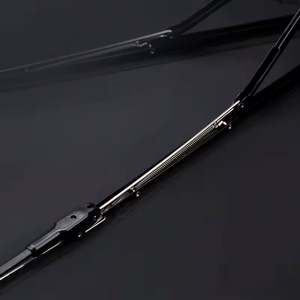 Parapluie pliant automatique noir 3 sections, petit format, anti-UV, personnalisable avec logo, pour la pluie et le soleil, vente en gros promotionnelle - Product Image 5