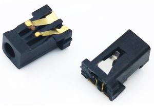 DC-096 डीसी पावर सॉकेट, 1a/16v, ppa आवास, सोने की प्लेटेड पीतल संपर्क, pcb घुड़सवार - Product Image 6