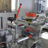 Routeur de copie à double axe avec moteur pour une productivité élevée, traitement de plusieurs trous et rainures sur les profilés en aluminium