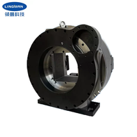 Mandrin laser pneumatique rotatif automatique à 4 mâchoires pour découpeuse de tuyaux laser à fibre pour tuyaux de 160mm