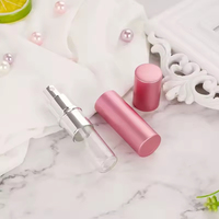 Flacon pulvérisateur de parfum en aluminium 10 ml, rechargeable, avec atomiseur interne en verre pour une brume fine, conteneur cosmétique portable de voyage