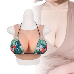 Eta Round Collar Backless Cosplay Big Tits Wearable <b>Breast</b> <b>Form</b> Realistic Fake Boobs for Ladyboy Male to Female <b>Crossdressing</b> - Product Image 1