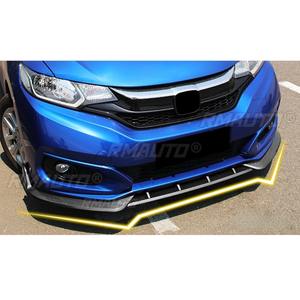 Kit de Carrocería para Honda Fit Jazz 2018-2020, Spoiler Delantero con Aspecto de Fibra de Carbono, Estilo Deportivo, Divisor de Parachoques Delantero, Accesorios para Automóviles - Product Image 2