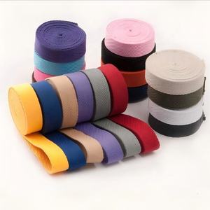 Sangle en toile de polyester-<span class=keywords><strong>coton</strong></span> épaisse de 2 mm de qualité supérieure, sangle en <span class=keywords><strong>sergé</strong></span>, sangle en satin de polyester pour sac, vente en gros - Product Image 4