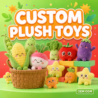 Peluche Légume Personnalisée de Haute Qualité OEM ODM – Adorable Poupée Légume Rembourrée pour Merchandising de Marque, Cadeau Enfant et Boutique de Souvenirs