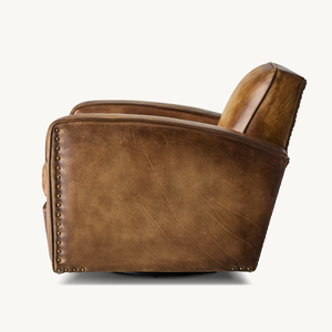 Sassanid estilo contemporáneo clásico Thomasville silla giratoria de cuero moderno suministro de fábrica juegos de muebles de lujo para el hogar - Product Image 4