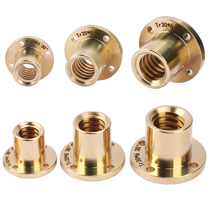 Đồng Thau tròn mặt bích Nut cho hình thang chủ đề vít tr10 tr12 tr14 <span class=keywords><strong>tr16</strong></span> TR30 TR40 bên phải tay trái chủ đề - Product Image 5