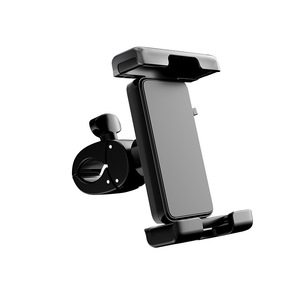Support de téléphone pour vélo, type clip-on, antichoc, verrouillage à un clic, pour moto, véhicule électrique, noir - Product Image 3