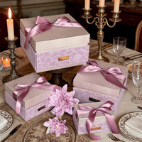 SEEWIN Neues Design Luxuriöse Samt-Geschenkbox mit Goldfolie, Hochzeits-Gastgeschenkbox für Süßigkeiten und Schokolade, Großhandel