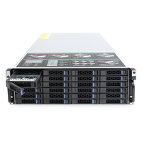 Casing Server 4U Berkualitas Tinggi dengan 24 Bay Hard Drive yang Dapat Ditukar Saat Beroperasi (Hot-swappable), Casing PC dengan Backplane Mini SAS SGPIO 6Gb/S
