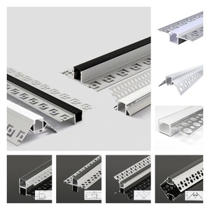 2023 nóng bán liền mạch thạch cao tường ánh sáng trong moutned dải ánh sáng trimless vách thạch cao Led nhôm hồ sơ - Product Image 4