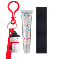 Gloss à lèvres liquide mat longue durée végétalien à base de minéraux et imperméable sans cruauté envers les animaux Marque privée avec emballage de Noël