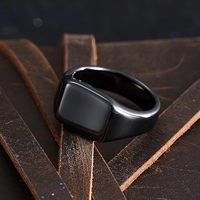 Bagues en tungstène argentées et noires pour hommes, bague de mariage unie hautement polie, gravure laser « I love You », bagues signet pour hommes, logo gratuit