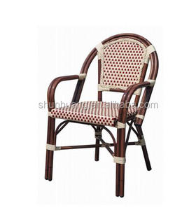 Giá Rẻ Giá Bistro Đồ Nội Thất Ngoài Trời Ban Công Mây Ghế Wicker Cà Phê Nhà Hàng Vườn Ghế Ăn Thanh Phân - Product Image 5