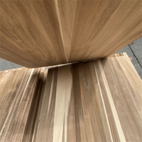 Planche en bois d'acacia naturel massif, jointée par emboîtement, pour meubles, armoires, décoration murale, dessus de table