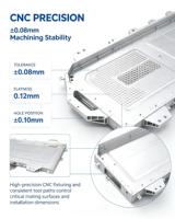 Plaque de refroidissement en aluminium de grande taille et haute qualité, largeur 300 mm, pour batterie au lithium dans un système de stockage d'énergie
