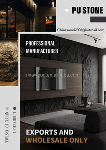 New Trọng lượng nhẹ Ốp vật liệu PU tường ốp Polyurethane đá Bảng điều chỉnh cách âm đá nhân tạo - Product Image 4