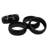 NOUVEAU Produit : Bague de contrôle d'accès multifonctionnelle, étanche, NFC, Mini 13.56Mhz, en céramique, balise RFID intelligente pour entreprises