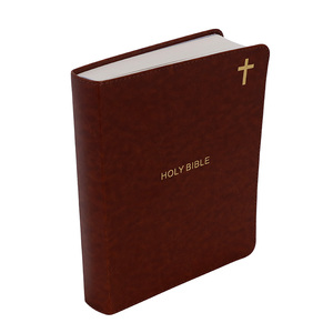 Hochwertiges kunden spezifisches Druck design Hardcover <span class=keywords><strong>Christian</strong></span> Holy Bible Book PU Lederbezug Papier Papp material - Product Image 1