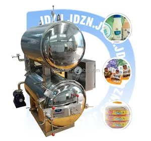 Double Layer Water Bath Type Sterilization Pot/retort/autoclave For Chinese Chestnut And Corn