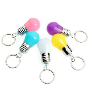 LED Đèn pin ánh sáng đầy màu sắc mini LED ánh sáng đèn bóng đèn <span class=keywords><strong>Torch</strong></span> Keyring đèn <span class=keywords><strong>Torch</strong></span> Móc Chìa Khóa Acrylic LED bóng đèn Keychain - Product Image 1