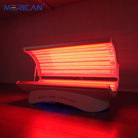 Capsule de luminothérapie rouge 810nm 850nm 940nm, photobiomodulation LED NIR corps entier pour salon commercial, soins de la peau et bien-être