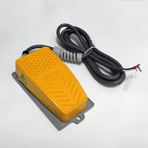 KACON cor amarela miniatura pedal elétrico interruptor com cabo de 2m