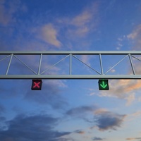 Feux de signalisation de circulation de haute qualité, croix rouge, flèche verte, en vente