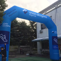 Dernière porte de décoration publicitaire Arche de ligne d'arrivée gonflable de sport personnalisée Arches de course gonflables Arche gonflable