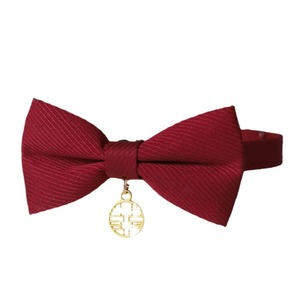 Corbata de lazo roja de color sólido para perros, accesorio para collar de mascotas, decoración para bodas de perros y gatos, uso en las cuatro estaciones. - Product Image 4