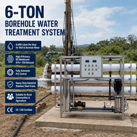 Système de filtration d'eau par osmose inverse (RO) commercial, machine à eau potable pure, machine de filtration pour la purification de l'eau de puits