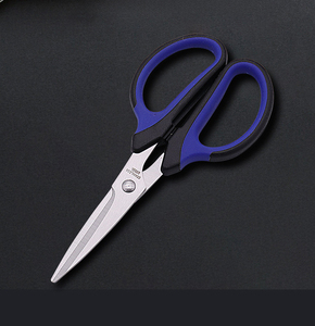 전문 재단사 가위 스테인레스 스틸 8 인치 부드러운 가장자리 왼손 바느질 자수 가위 인체 공학적 손잡이 DIY - Product Image 1