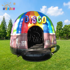 <b>Large</b> Outdoor Adults Kids <b>Inflatable</b> Amusement Disco PVC <b>Inflatable</b> Castle Combo Custom Size Fireproof Waterproof Easy Setup - Product Image 1