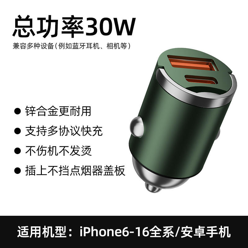 Cargador rápido cian [USB tipo C] de 30 W