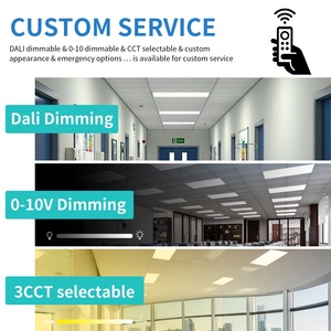 <strong>2x4</strong> FT <strong>LED</strong> Flat <strong>Panel</strong> <strong>Light</strong> 0-10V Dimmable Flicker Free 3500K-5000K CCT Selectable Flat Backlit Fixture White <strong>Panel</strong> <strong>Light</strong> - Product Image 5