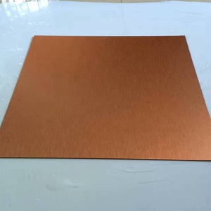 Revêtement en PE, bardage composite en aluminium, façades, feuilles, panneau composite en aluminium brossé cuivre 10 mm - Product Image 4