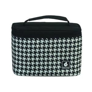 Customized Classic Plaid Print Portable Travel Cosmetic <b>Storage</b> Nylon <b>Makeup</b> Bags Sets - Product Image 6