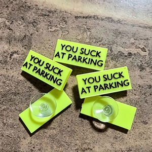 Ventouse amusante en PLA avec logo imprimé en 3D – Cadeau amusant pour les passionnés de stationnement - Product Image 6