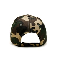 Logotipo personalizado al aire libre táctico camuflaje caza sombrero 6 paneles gorra de béisbol