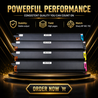 Ensemble de cartouches de toner compatibles BP-CT70 pour photocopieur Sharp série BP-50C 70C Noir Cyan Jaune Magenta
