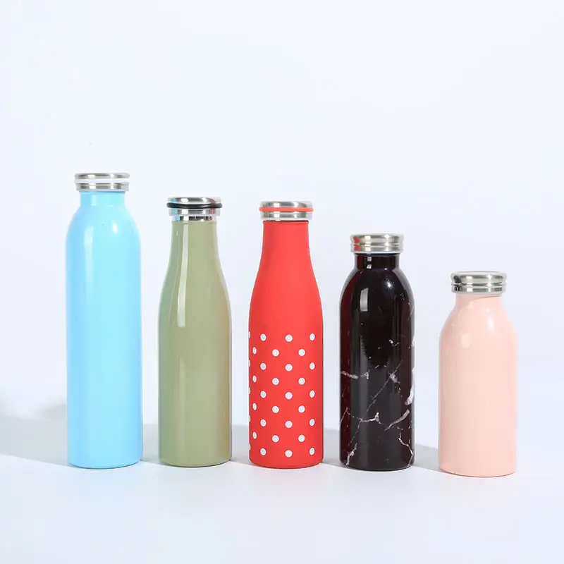 Personalizza il tuo Design bottiglia di bevanda sportiva in acciaio inox portatile bottiglia isolata 500ml